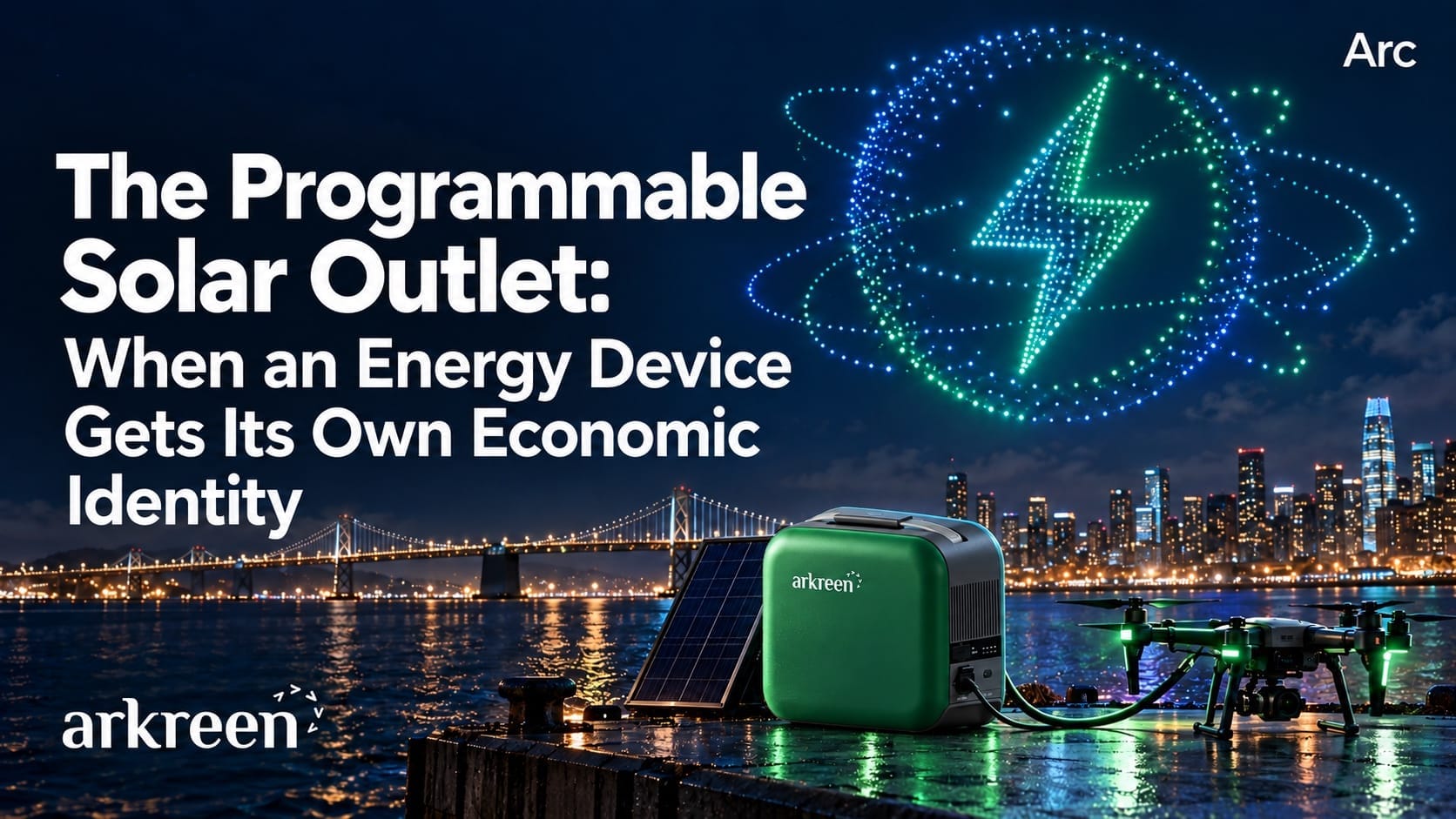 The programmable solar outlet: when an energy device gets its own economic identity